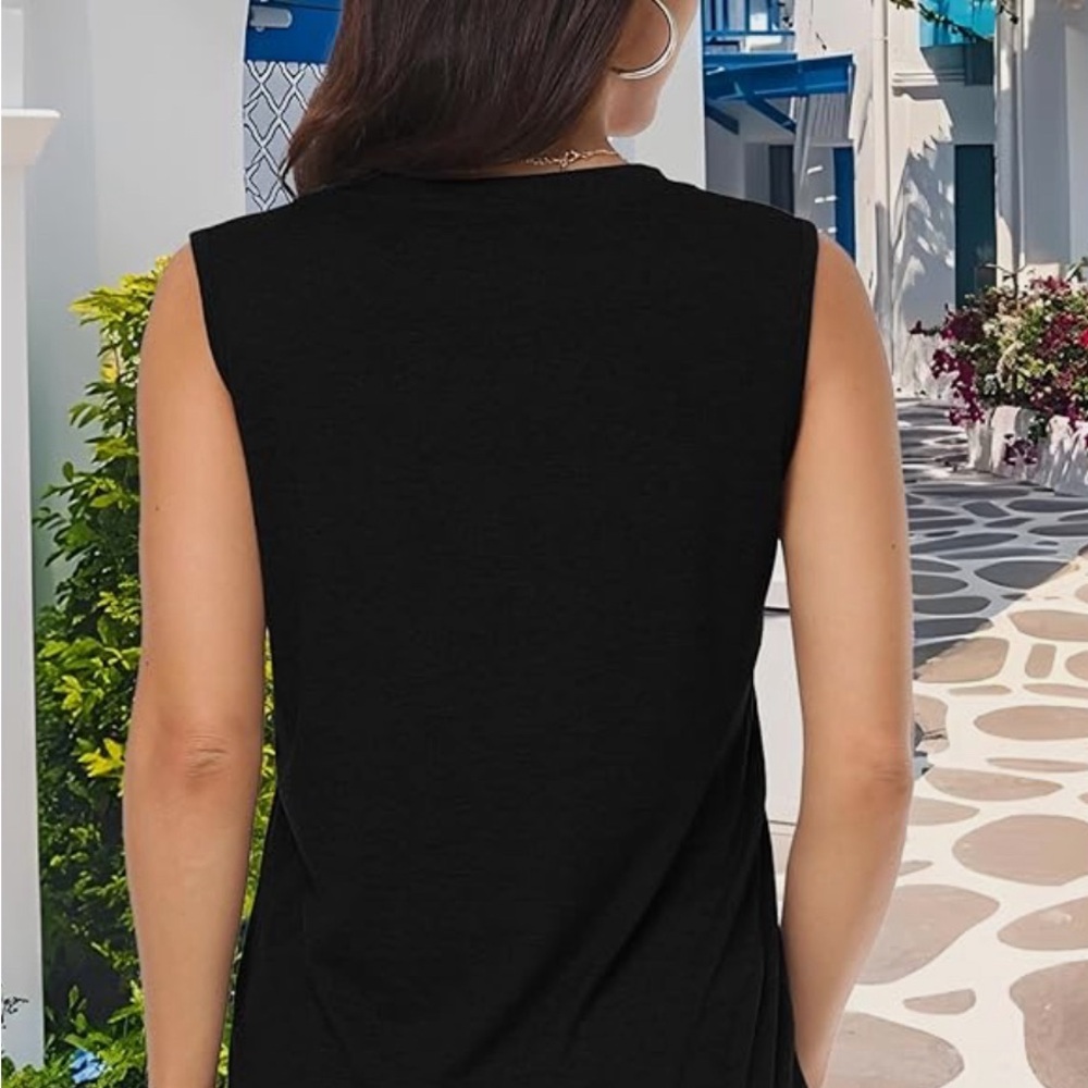 Tank tops (Sun Salt Sand) Black - Picture 2 of 4